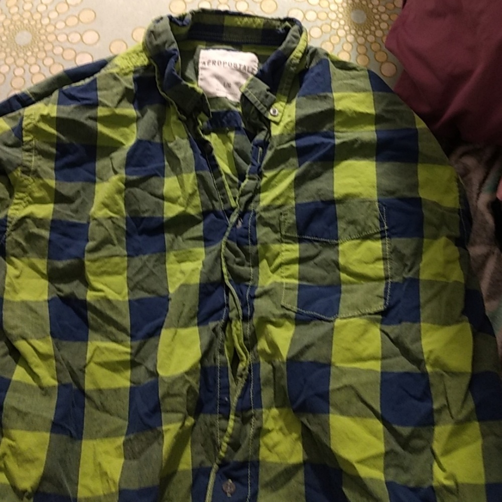 Long-sleeve flannel shirt